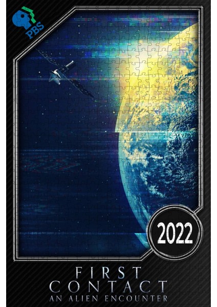 First Contact: An Alien Encounter (2022) Film Posterinin 500 Parça Puzzle Yapbozu