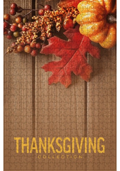 Thanksgiving Film Posterinin 500 Parça Puzzle Yapbozu