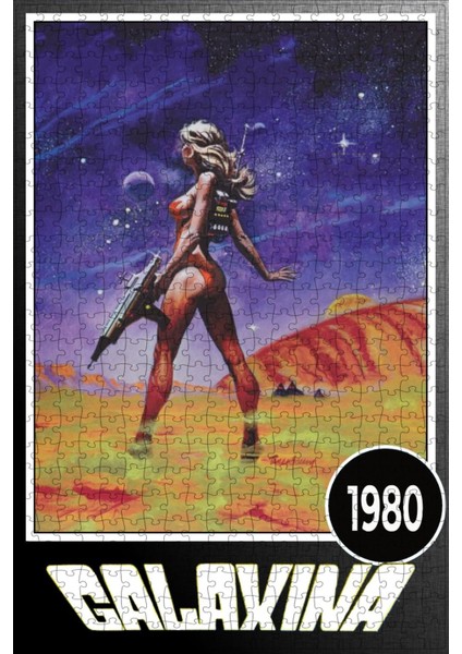 Galaxina (1980) Film Posterinin 500 Parça Puzzle Yapbozu