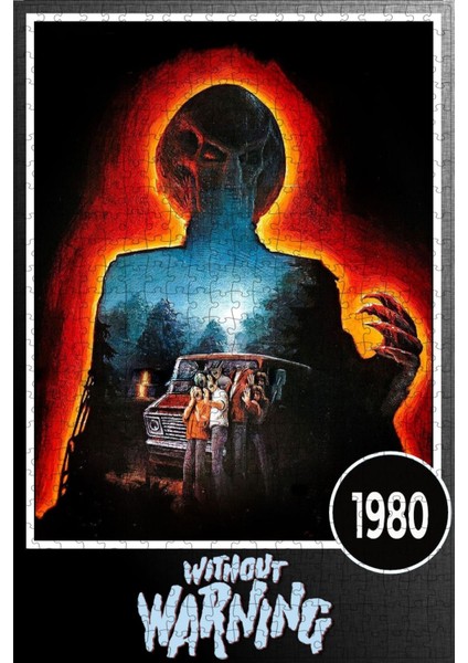 Without Warning (1980) Film Posterinin 500 Parça Puzzle Yapbozu