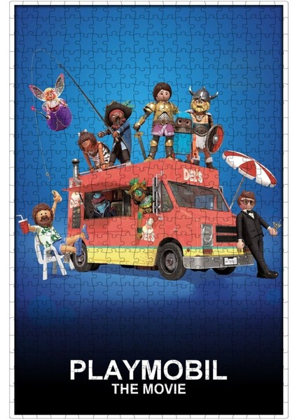 Playmobil: The Movie (2019) Film Posterinin 500 Parça Puzzle Yapbozu