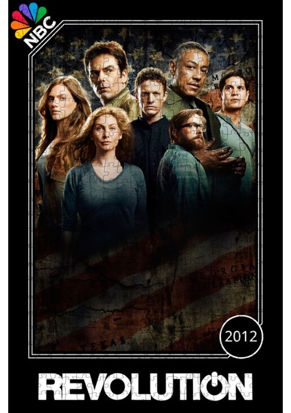 Revolution (2012) Film Posterinin 500 Parça Puzzle Yapbozu Sürüm2