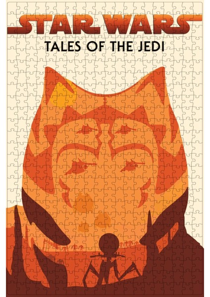 Star Wars: Tales Of The Jedi (2022) Film Posterinin 500 Parça Puzzle Yapbozu Sürüm3