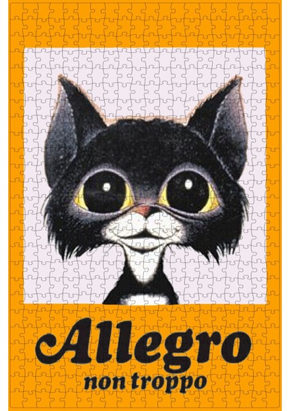 Allegro Non Troppo (1976) Film Posterinin 500 Parça Puzzle Yapbozu