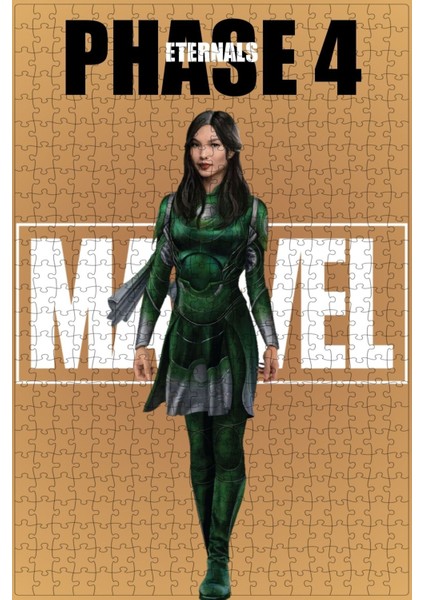 Eternals (2021) Film Posterinin 500 Parça Puzzle Yapbozu Sürüm3 H49