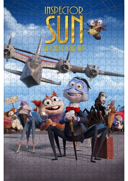 Inspector Sun And The Curse Of The Black Widow (2022) Film Posterinin 500 Parça Puzzle Yapbozu