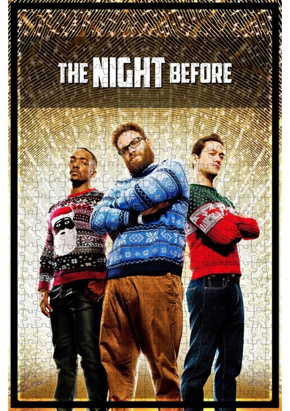 The Night Before (2015) Film Posterinin 500 Parça Puzzle Yapbozu