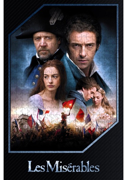 Les Misérables (2012) Film Posterinin 500 Parça Puzzle Yapbozu E49