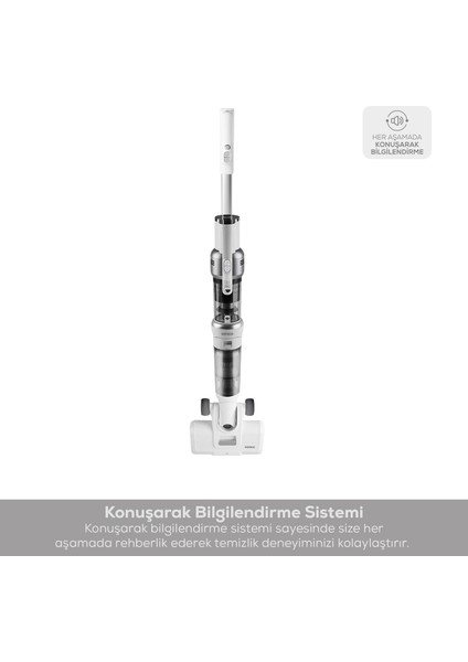 Aquaclean Pet 3In1 Kablosuz Islak&Kuru Dik Süpürge, Paspas Ve El Süpürgesi