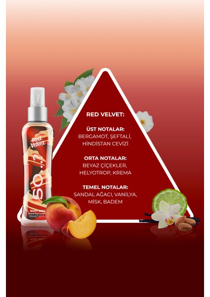 Red Velvet Vücut Spreyi 100 ml