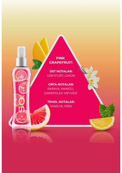 Pink Grapefruit Vücut Spreyi 100 ml