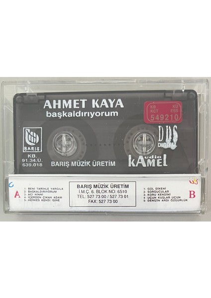 Ahmet Kaya Başkaldırıyorum Kaset (Orjnal Dönem Baskı Kaset) fiyatları