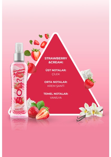Strawberry & Cream Vücut Spreyi 100 ml