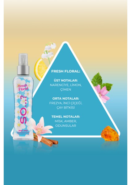 Fresh Floral Vücut Spreyi 100 ml