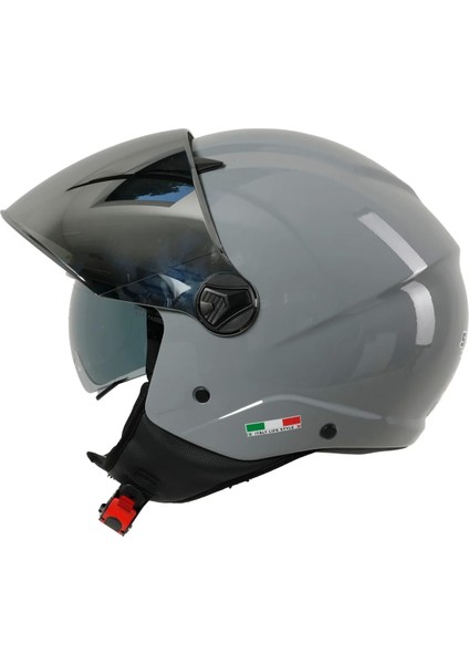 Kask Sway Sw 765 Gloss Nardo Grey Çenesiz