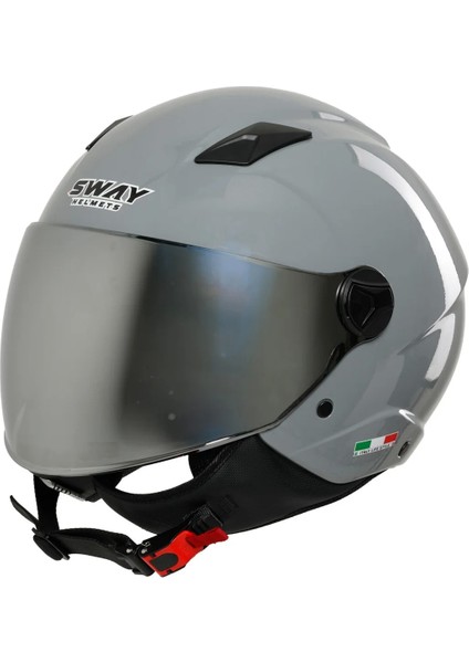 Kask Sway Sw 765 Gloss Nardo Grey Çenesiz