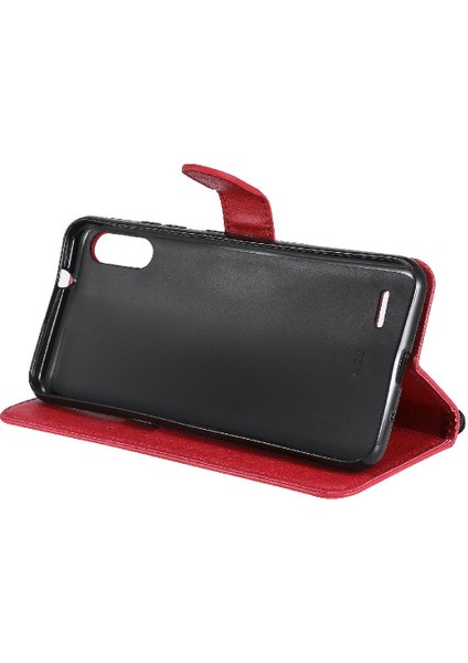 Kart Yuvası Yüksek Kaliteli Deri Iş ile Lg LG/K22 Plus Için Flip Case (Yurt Dışından)
