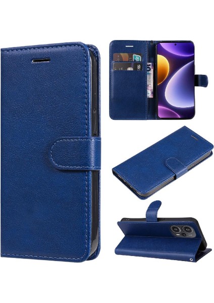 Xiaomi Redmi Not 12 Turbo Için Flip Case 5g Kart Yuvası Iş Cüzdan ile (Yurt Dışından)