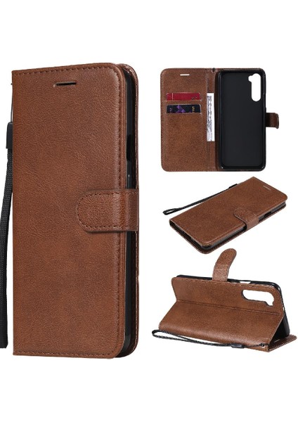 Kart Yuvası Katı ile Oneplus Nord Iş Cüzdan Telefon Kılıfı Için Flip Case (Yurt Dışından)