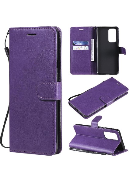 Oneplus 9 Için Flip Case Pro Klasik Düz Renk ile Yüksek Kaliteli Deri (Yurt Dışından)