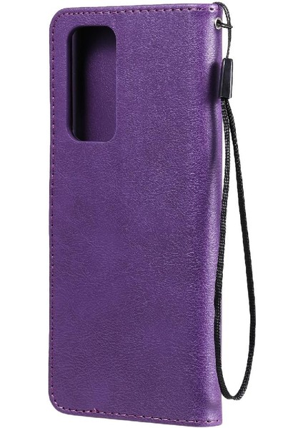 Oneplus 9 Için Flip Case Pro Klasik Düz Renk ile Yüksek Kaliteli Deri (Yurt Dışından)