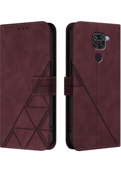 Xiaomi Redmi Için Not 9 4g Pu Deri Cüzdan Kapak Çevirin Folio Kitap (Yurt Dışından)