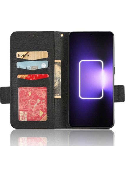 Realme Gt Neo 5 Için Kılıf Pu Deri Cüzdan Kart Yuvaları Tutucu Manyetik Yan (Yurt Dışından) modelleri