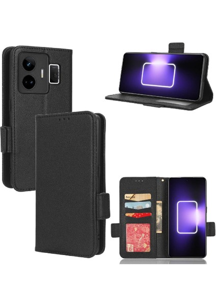 Realme Gt Neo 5 Için Kılıf Pu Deri Cüzdan Kart Yuvaları Tutucu Manyetik Yan (Yurt Dışından) indirimleri