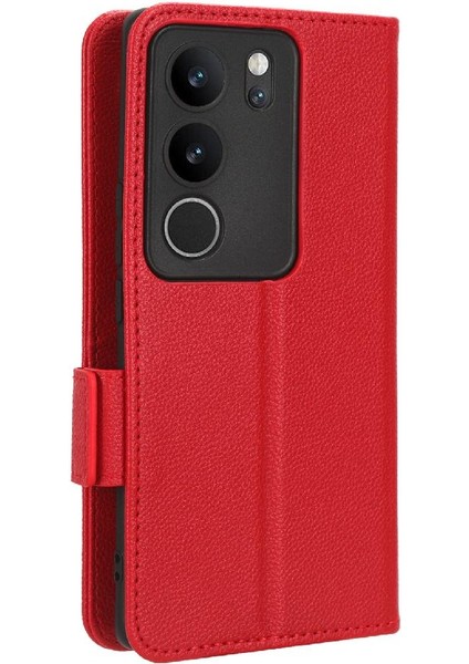 Vivo V29 5g Pu Deri Manyetik Kart Yuvaları Için Kılıf Tutucu Cüzdan Yan (Yurt Dışından) modelleri