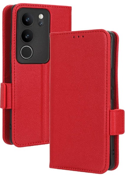 Vivo V29 5g Pu Deri Manyetik Kart Yuvaları Için Kılıf Tutucu Cüzdan Yan (Yurt Dışından) fırsatları
