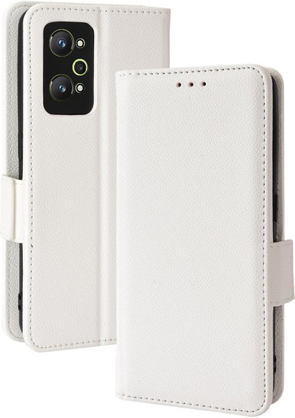 Realme Gt2 Pu Deri Yan Toka Kart Yuvaları Tutucu Cüzdan Için Kılıf (Yurt Dışından)