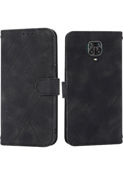 Xiaomi Redmi Not 10 Lite Için Pu Deri Kayış Kickstand Durumda Tam (Yurt Dışından)