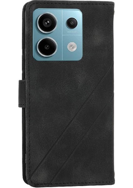 Xiaomi Redmi Not 13 Için Filp Durumda 5g Kickstand Kredi Kartı Tutucu Pu Anti (Yurt Dışından)