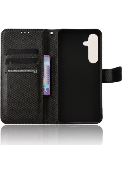 Samsung Galaxy S24 Artı Kapak Kart Tutucu Kickstand Manyetik (Yurt Dışından)