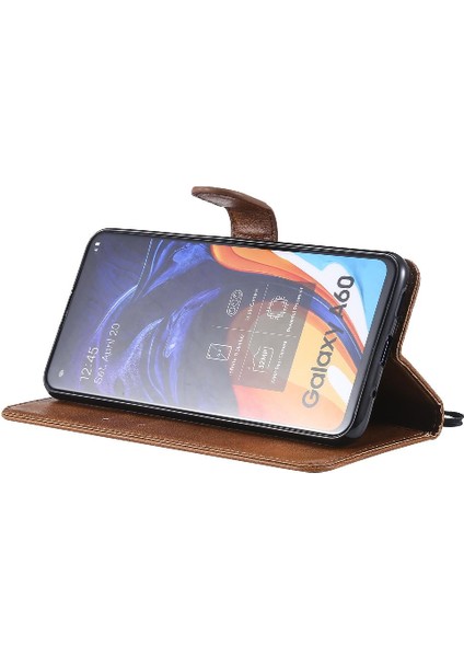 Samsung Galaxy A60 Için Flip CASE/M40 Yüksek Kaliteli Deri Klasik Katı (Yurt Dışından)