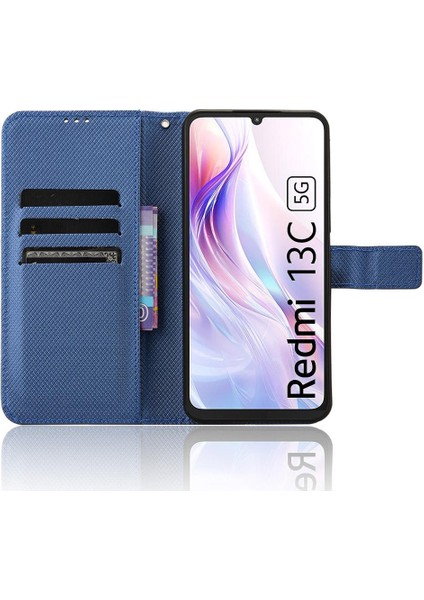 Xiaomi Redmi 13C 5g Kapak Için Kickstand Manyetik Cüzdan Kart Tutucu (Yurt Dışından) modelleri