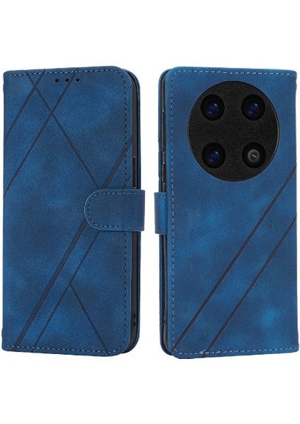 Huawei Mate 60 Pro Için Filp Durumda El Cüzdan Bilek Kayışı Kickstand Kredi (Yurt Dışından)