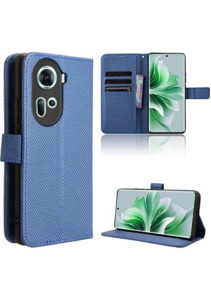 Oppo Oppo 11 5g Manyetik Cüzdan Kapak Için Kılıf Kickstand Kart Tutucu (Yurt Dışından)