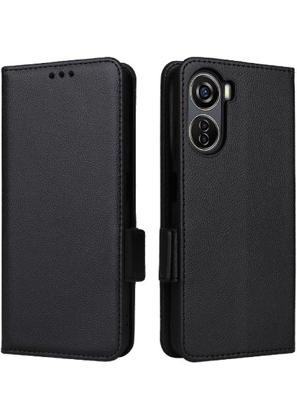 Zte Nubia Lvy Cüzdan Manyetik Pu Deri Kart Yuvaları Tutucu Yan (Yurt Dışından)