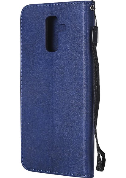 Samsung Galaxy A6 Artı 2018 Yüksek Kaliteli Deri Iş Için Flip Case (Yurt Dışından)