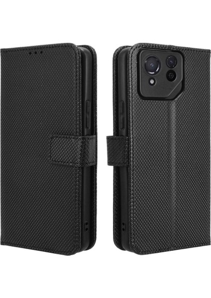 Asus Rog Telefon 8 Kart Tutucu Kapak Manyetik Cüzdan Kickstand Için Kılıf (Yurt Dışından)