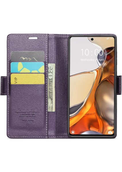 Xiaomi 11T/11T Pro Kickstand Cüzdan Durumda Kart Yuvası Durumda (Yurt Dışından) indirimleri