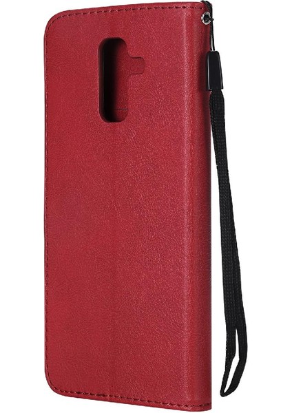 Samsung Galaxy A6 Artı 2018 Yüksek Kaliteli Deri Iş Için Flip Case (Yurt Dışından)