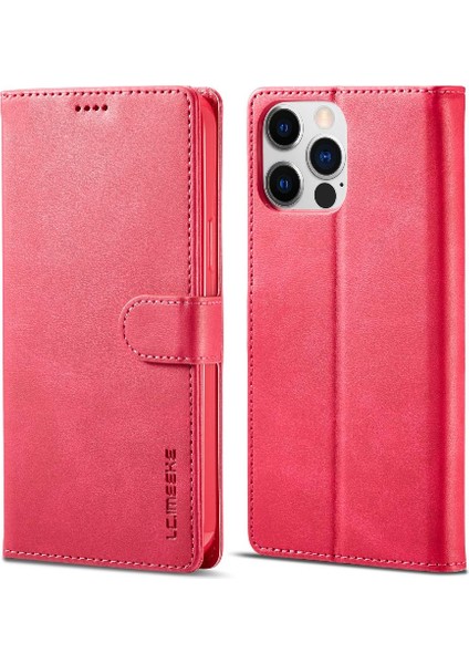Iphone 13 Için Kılıf Pro Max Kart Yuvaları Cüzdan Tutucu ile Buzağı Doku (Yurt Dışından)