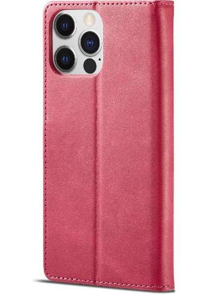 Iphone 13 Için Kılıf Pro Max Kart Yuvaları Cüzdan Tutucu ile Buzağı Doku (Yurt Dışından)