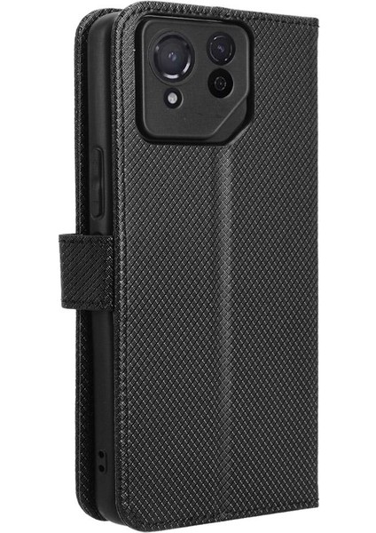 Asus Rog Telefon 8 Kart Tutucu Kapak Manyetik Cüzdan Kickstand Için Kılıf (Yurt Dışından)