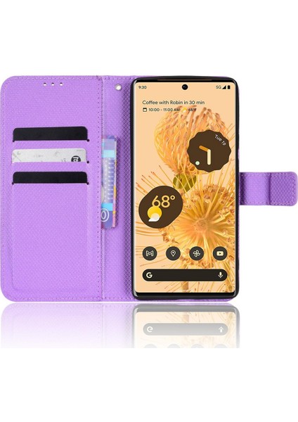 Google Piksel 6 Pro Kickstand Kart Tutucu Manyetik Cüzdan Kapağı Için Kılıf (Yurt Dışından) fiyatları