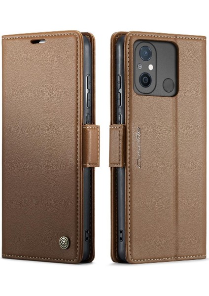 Xiaomi Redmi 12C Darbeye Durumda Cüzdan Durumda Kickstand (Yurt Dışından)