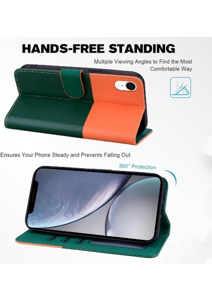 Iphone Xr Darbeye Cüzdan Kapak Kapak Kılıf Basit (Yurt Dışından)
