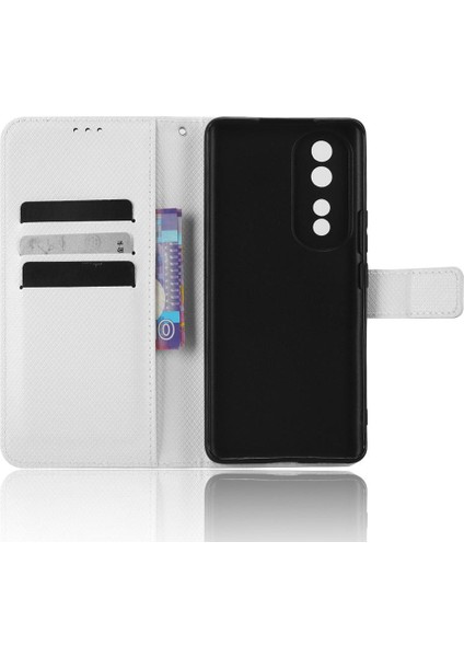 Onur Için Kılıf 80 Pro 5g Manyetik Cüzdan Kapak Kart Tutucu Kickstand (Yurt Dışından)